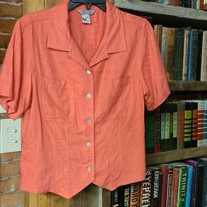 Stonebridge Linen Blend Blouse size 10